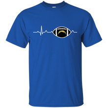 Load image into Gallery viewer, Heartbeat When Watching Chargers Football Team T-shirt For Fan VA02 - heartbeat-when-watching-chargers-football-team-t-shirt-for-fan-va02-vivianstorescom-3