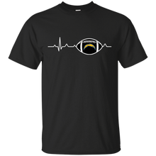 Load image into Gallery viewer, Heartbeat When Watching Chargers Football Team T-shirt For Fan VA02 - heartbeat-when-watching-chargers-football-team-t-shirt-for-fan-va02-vivianstorescom