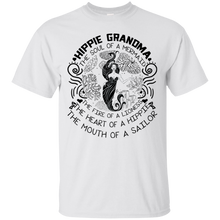 Load image into Gallery viewer, Hippie Grandma The Soul Of Mermaid The Fire Of Lioness Shirt LT02 - hippie-grandma-the-soul-of-mermaid-the-fire-of-lioness-shirt-lt02-vivianstorescom-2