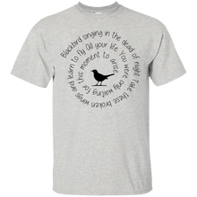 Load image into Gallery viewer, Hippie The Beatles Blackbird Lyrics Song T-shirt KA02 - hippie-the-beatles-blackbird-lyrics-song-t-shirt-ka02-vivianstorescom-2