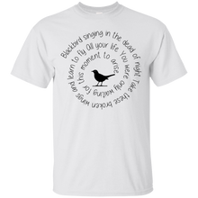 Load image into Gallery viewer, Hippie The Beatles Blackbird Lyrics Song T-shirt KA02 - hippie-the-beatles-blackbird-lyrics-song-t-shirt-ka02-vivianstorescom-3