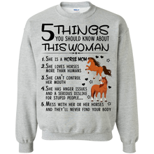 Load image into Gallery viewer, Horse Mom 5 Things You Should Know About This Woman Shirt VA02 - horse-mom-5-things-you-should-know-about-this-woman-shirt-va02-vivianstorescom-6