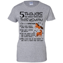 Load image into Gallery viewer, Horse Mom 5 Things You Should Know About This Woman Shirt VA02 - horse-mom-5-things-you-should-know-about-this-woman-shirt-va02-vivianstorescom-8