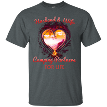 Load image into Gallery viewer, Husband &amp; Wife Camping partners For Life Shirt HA02 - husband-wife-camping-partners-for-life-shirt-ha02-vivianstorescom-2