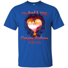 Load image into Gallery viewer, Husband &amp; Wife Camping partners For Life Shirt HA02 - husband-wife-camping-partners-for-life-shirt-ha02-vivianstorescom-3