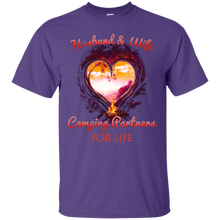 Load image into Gallery viewer, Husband &amp; Wife Camping partners For Life Shirt HA02 - husband-wife-camping-partners-for-life-shirt-ha02-vivianstorescom-5