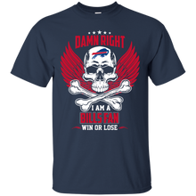 Load image into Gallery viewer, I Am A Bills Fan Win Or Lose Football Bills Fan T-Shirt LT01 - i-am-a-bills-fan-win-or-lose-football-bills-fan-t-shirt-lt01-vivianstorescom-2