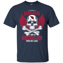 Load image into Gallery viewer, I Am A Cardinals Fan Win Or Lose Football Cardinals Fan T-Shirt LT01 - i-am-a-cardinals-fan-win-or-lose-football-cardinals-fan-t-shirt-lt01-vivianstorescom-2