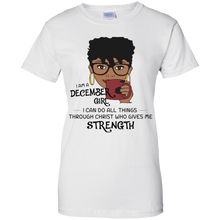 Load image into Gallery viewer, I Am A December Girl I Can Do All Things Through Christ Tee LT01 - i-am-a-december-girl-i-can-do-all-things-through-christ-tee-lt01-vivianstorescom-7