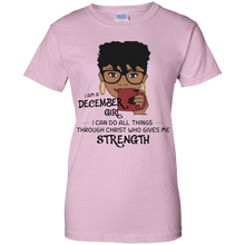 Load image into Gallery viewer, I Am A December Girl I Can Do All Things Through Christ Tee LT01 - i-am-a-december-girl-i-can-do-all-things-through-christ-tee-lt01-vivianstorescom-8