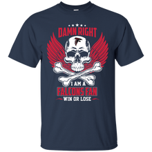 Load image into Gallery viewer, I Am A Falcons Fan Win Or Lose Football Falcons Fan T-Shirt LT01 - i-am-a-falcons-fan-win-or-lose-football-falcons-fan-t-shirt-lt01-vivianstorescom-2