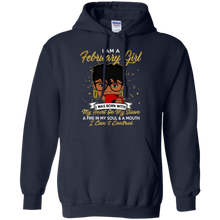 Load image into Gallery viewer, I am a February Girl A Fire In My Soul And A Mouth Birthday T-shirt VA01 - i-am-a-february-girl-a-fire-in-my-soul-and-a-mouth-birthday-t-shirt-va01-vivianstorescom-4
