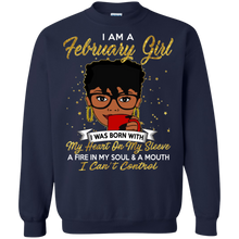 Load image into Gallery viewer, I am a February Girl A Fire In My Soul And A Mouth Birthday T-shirt VA01 - i-am-a-february-girl-a-fire-in-my-soul-and-a-mouth-birthday-t-shirt-va01-vivianstorescom-6