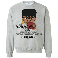 Load image into Gallery viewer, I Am A February Girl I Can Do All Things Through Christ Tee LT01 - i-am-a-february-girl-i-can-do-all-things-through-christ-tee-lt01-vivianstorescom-3
