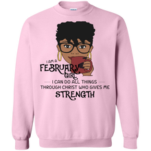 Load image into Gallery viewer, I Am A February Girl I Can Do All Things Through Christ Tee LT01 - i-am-a-february-girl-i-can-do-all-things-through-christ-tee-lt01-vivianstorescom-5