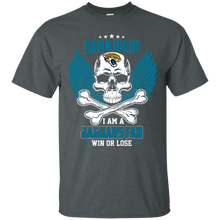 Load image into Gallery viewer, I Am A Jaguars Fan Win Or Lose Football Jaguars Fan T-shirt LT01 - i-am-a-jaguars-fan-win-or-lose-football-jaguars-fan-t-shirt-lt01-vivianstorescom-3