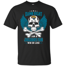 Load image into Gallery viewer, I Am A Jaguars Fan Win Or Lose Football Jaguars Fan T-shirt LT01 - i-am-a-jaguars-fan-win-or-lose-football-jaguars-fan-t-shirt-lt01-vivianstorescom