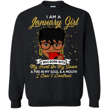 Load image into Gallery viewer, I am a January Girl A Fire In My Soul And A Mouth Birthday T-shirt VA01 - i-am-a-january-girl-a-fire-in-my-soul-and-a-mouth-birthday-t-shirt-va01-vivianstorescom-5