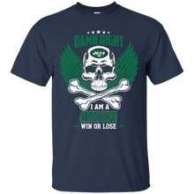 Load image into Gallery viewer, I Am A Jets Fan Win Or Lose Football Jets Fan T-Shirt LT01 - i-am-a-jets-fan-win-or-lose-football-jets-fan-t-shirt-lt01-vivianstorescom-2