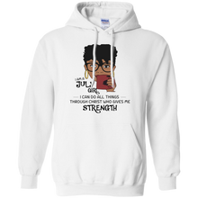 Load image into Gallery viewer, I Am A July Girl I Can Do All Things Through Christ Tee LT01 - i-am-a-july-girl-i-can-do-all-things-through-christ-tee-lt01-vivianstorescom-2