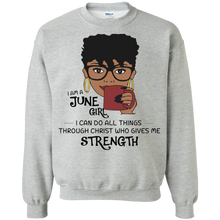 Load image into Gallery viewer, I Am A June Girl I Can Do All Things Through Christ Tee LT01 - i-am-a-june-girl-i-can-do-all-things-through-christ-tee-lt01-vivianstorescom-3