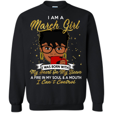 Load image into Gallery viewer, I am a March Girl A Fire In My Soul And A Mouth Birthday T-shirt VA01 - i-am-a-march-girl-a-fire-in-my-soul-and-a-mouth-birthday-t-shirt-va01-vivianstorescom-5