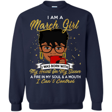 Load image into Gallery viewer, I am a March Girl A Fire In My Soul And A Mouth Birthday T-shirt VA01 - i-am-a-march-girl-a-fire-in-my-soul-and-a-mouth-birthday-t-shirt-va01-vivianstorescom-6