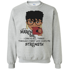 Load image into Gallery viewer, I Am A March Girl I Can Do All Things Through Christ Birthday Tee LT01 - i-am-a-march-girl-i-can-do-all-things-through-christ-birthday-tee-lt01-vivianstorescom-2