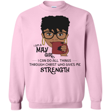 Load image into Gallery viewer, I Am A May Girl I Can Do All Things Through Christ Tee LT01 - i-am-a-may-girl-i-can-do-all-things-through-christ-tee-lt01-vivianstorescom-5