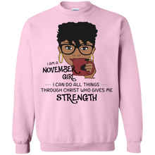 Load image into Gallery viewer, I Am A November Girl I Can Do All Things Through Christ Tee LT01 - i-am-a-november-girl-i-can-do-all-things-through-christ-tee-lt01-vivianstorescom-5