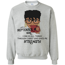 Load image into Gallery viewer, I Am A September Girl I Can Do All Things Through Christ Tee LT01 - i-am-a-september-girl-i-can-do-all-things-through-christ-tee-lt01-vivianstorescom-3