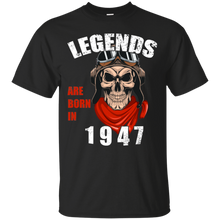 Load image into Gallery viewer, Legends Are Born In 1947 - Old Man Club Birthday Shirt KA01 - legends-are-born-in-1947-old-man-club-birthday-shirt-ka01-vivianstorescom