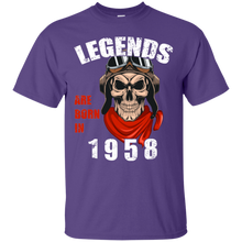 Load image into Gallery viewer, Legends Are Born In 1958 - Old Man Club Birthday Shirt KA01 - legends-are-born-in-1958-old-man-club-birthday-shirt-ka01-vivianstorescom-2