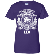 Load image into Gallery viewer, Leo Perfect Birthday Dirty Mind, Good Heart Zodiac Tee HT01 - leo-perfect-birthday-dirty-mind-good-heart-zodiac-tee-ht01-vivianstorescom-10