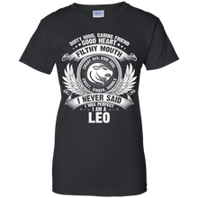 Load image into Gallery viewer, Leo Perfect Birthday Dirty Mind, Good Heart Zodiac Tee HT01 - leo-perfect-birthday-dirty-mind-good-heart-zodiac-tee-ht01-vivianstorescom-8