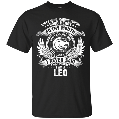 Leo Perfect Birthday Dirty Mind, Good Heart Zodiac Tee HT01 - leo-perfect-birthday-dirty-mind-good-heart-zodiac-tee-ht01-vivianstorescom