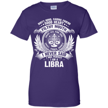 Load image into Gallery viewer, Libra Perfect Birthday Dirty Mind, Good Heart Zodiac Tee HT01 - libra-perfect-birthday-dirty-mind-good-heart-zodiac-tee-ht01-vivianstorescom-10