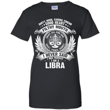 Load image into Gallery viewer, Libra Perfect Birthday Dirty Mind, Good Heart Zodiac Tee HT01 - libra-perfect-birthday-dirty-mind-good-heart-zodiac-tee-ht01-vivianstorescom-8