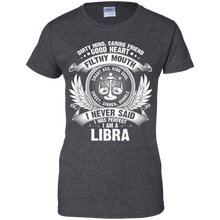 Load image into Gallery viewer, Libra Perfect Birthday Dirty Mind, Good Heart Zodiac Tee HT01 - libra-perfect-birthday-dirty-mind-good-heart-zodiac-tee-ht01-vivianstorescom-9