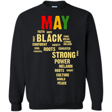 Load image into Gallery viewer, May Afro Color Words African Birthday Shirt HT01 - may-afro-color-words-african-birthday-shirt-ht01-vivianstorescom-6