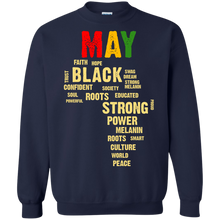Load image into Gallery viewer, May Afro Color Words African Birthday Shirt HT01 - may-afro-color-words-african-birthday-shirt-ht01-vivianstorescom-7
