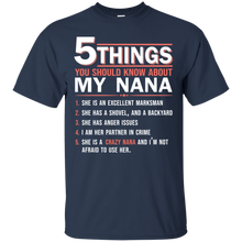 Load image into Gallery viewer, My Nana Tee 5 Things You Should Know About VA01 - my-nana-tee-5-things-you-should-know-about-va01-vivianstorescom-3