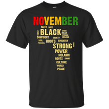 Load image into Gallery viewer, November Afro Color Words African Birthday Shirt HT01 - november-afro-color-words-african-birthday-shirt-ht01-vivianstorescom
