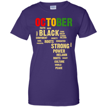 Load image into Gallery viewer, October Afro Color Words African Birthday Shirt HT01 - october-afro-color-words-african-birthday-shirt-ht01-vivianstorescom-10