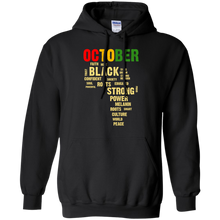 Load image into Gallery viewer, October Afro Color Words African Birthday Shirt HT01 - october-afro-color-words-african-birthday-shirt-ht01-vivianstorescom-4