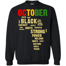 Load image into Gallery viewer, October Afro Color Words African Birthday Shirt HT01 - october-afro-color-words-african-birthday-shirt-ht01-vivianstorescom-6