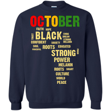 Load image into Gallery viewer, October Afro Color Words African Birthday Shirt HT01 - october-afro-color-words-african-birthday-shirt-ht01-vivianstorescom-7