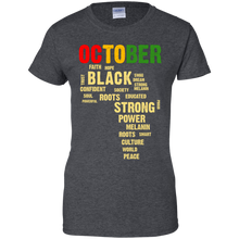Load image into Gallery viewer, October Afro Color Words African Birthday Shirt HT01 - october-afro-color-words-african-birthday-shirt-ht01-vivianstorescom-9