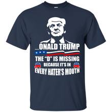 Load image into Gallery viewer, Onald Trump The &quot;D&quot; Is Missing It&#39;s In Hater&#39;s Mouth Funny T-Shirt KA01 - onald-trump-the-d-is-missing-its-in-haters-mouth-funny-t-shirt-ka01-vivianstorescom-2