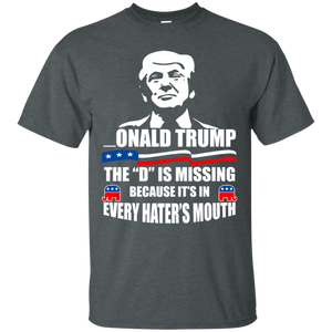 Onald Trump The "D" Is Missing It's In Hater's Mouth Funny T-Shirt KA01 - onald-trump-the-d-is-missing-its-in-haters-mouth-funny-t-shirt-ka01-vivianstorescom-3